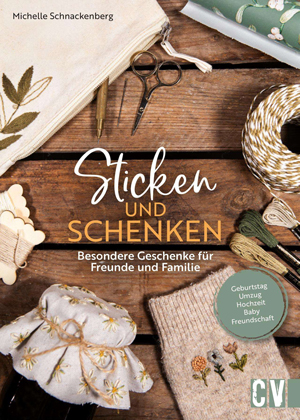 Sticken und schenken klein