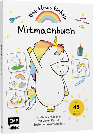 Das kleine Einhorn Mitmachbuch klein