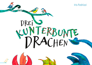 drei kunterbunte drachen klein